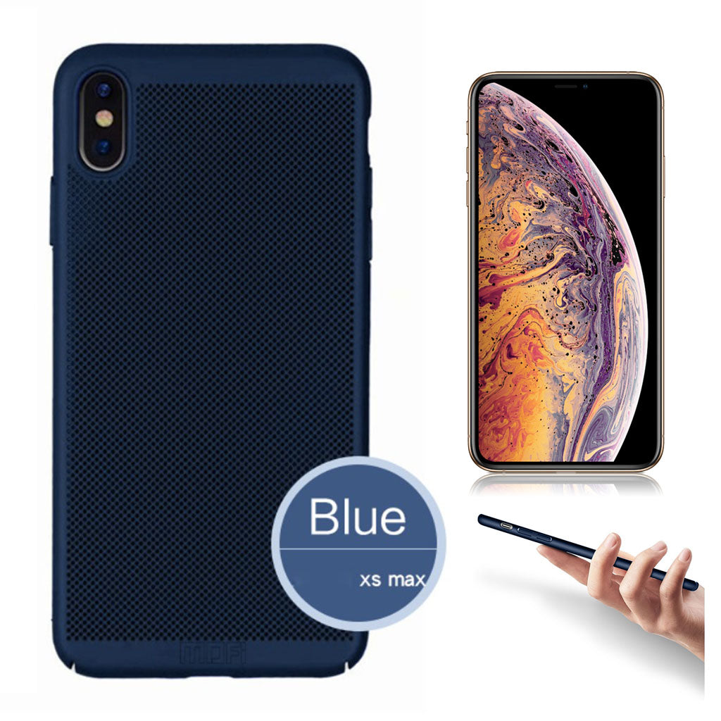 Etui rozpraszające ciepło MOFI iPhone Xs Max - Niebieskie