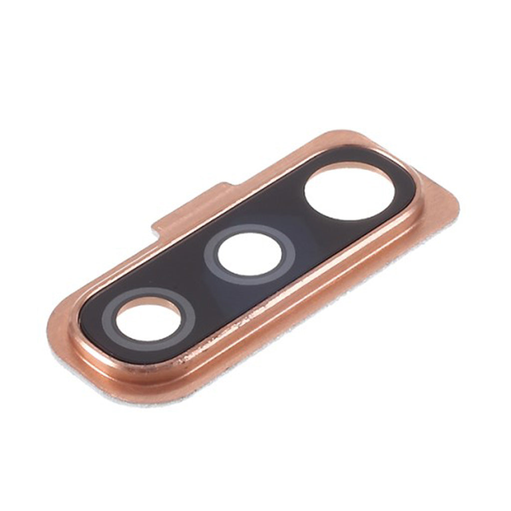 Osłona pierścieniowa obiektywu tylnego aparatu Samsung Galaxy A70 OEM - Gold