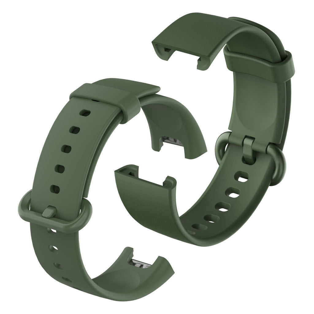 Wytrzymały silikonowy pasek do zegarka Xiaomi Mi Watch Lite / Redmi Watch - Ciemnozielony