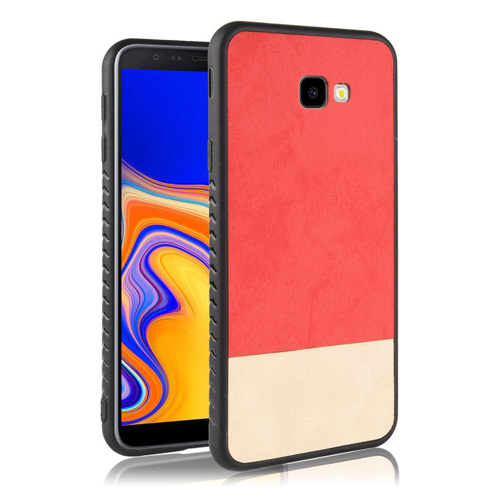 Samsung Galaxy J4 Plus (2018) bi-color splicing hybrid case - Red