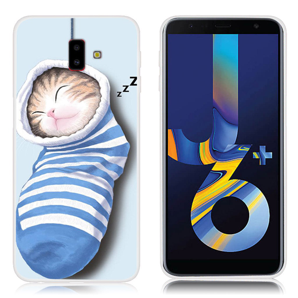 Samsung Galaxy J6 Plus (2018) pattern printing case - Sleeping Cat