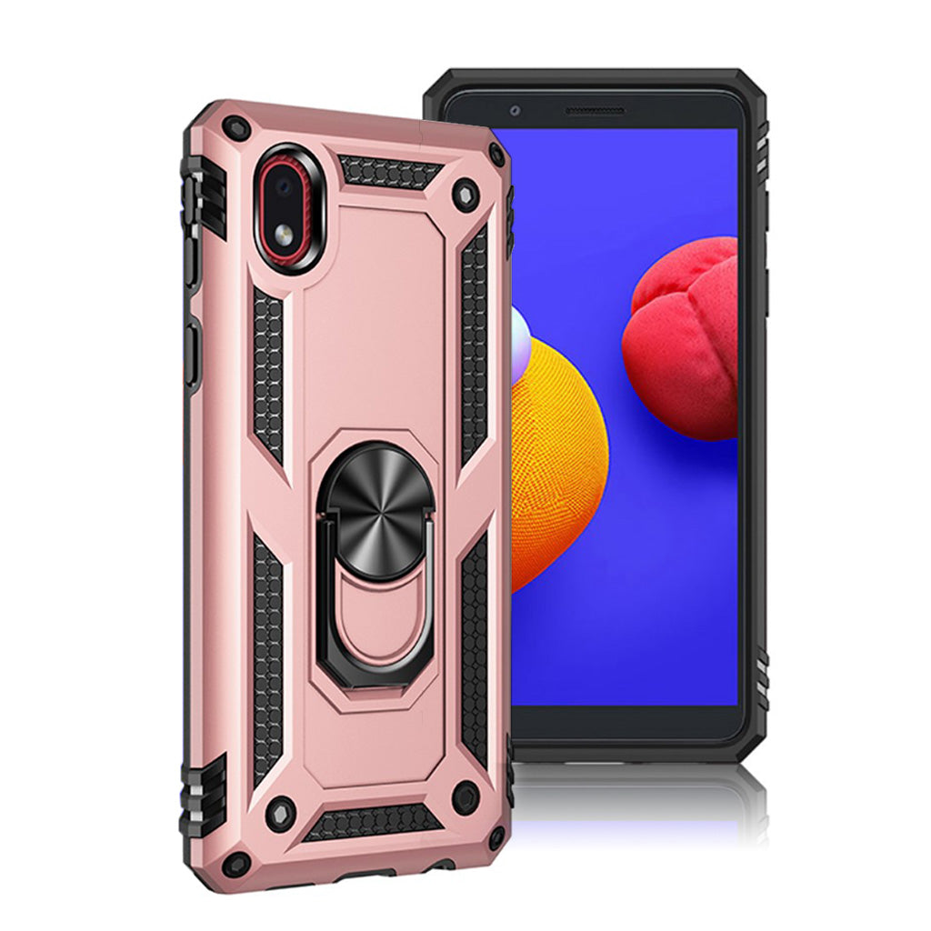 Bofink Combat Samsung Galaxy M01 Core / A01 Core case - Rose Gold
