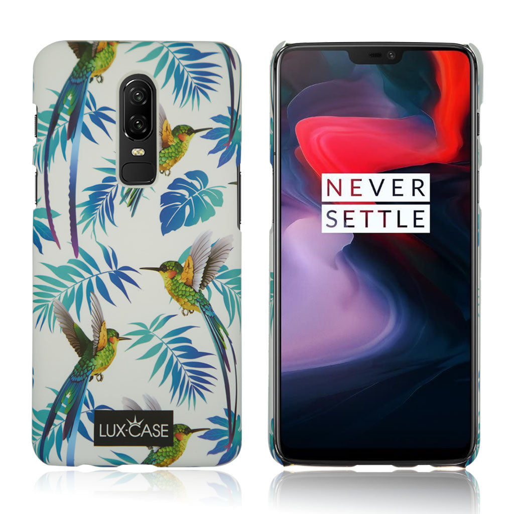 Lux-Case Tropicase™ for OnePlus 6 - Hummingbird