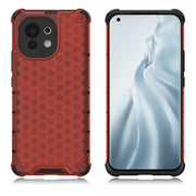 Etui Bofink Honeycomb Xiaomi Mi 11 - Czerwony