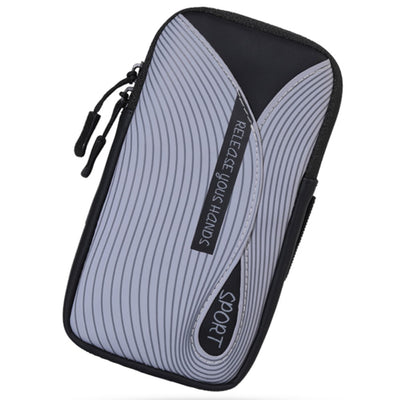 Uniwersalna skórzana opaska na telefon 6,8 cala - Black