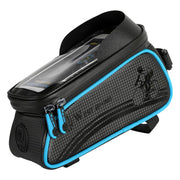 Wodoodporny uchwyt rowerowy WEST BIKING z ekranem dotykowym - Blue