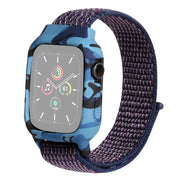 Nylonowy pasek do zegarka Apple Watch Series 6 / 5 44 mm z unikalnym wzorem - Indigo