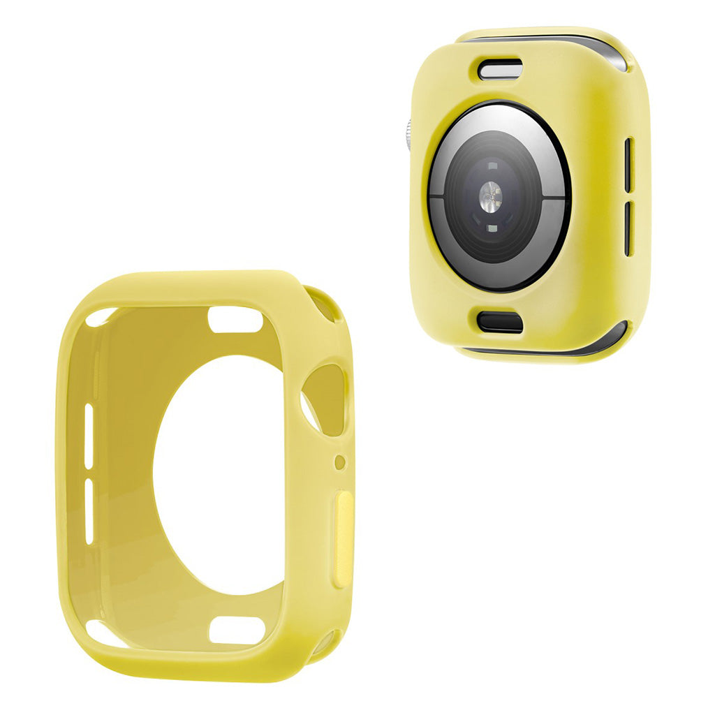 Apple Watch Series 6 / 5 44 mm silikonowa ramka w kolorze cukierkowym - All Yellow