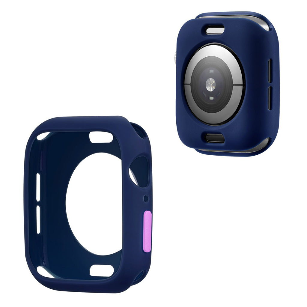 Apple Watch Series 6 / 5 44 mm silikonowa ramka w kolorze cukierkowym - Blue / Purple