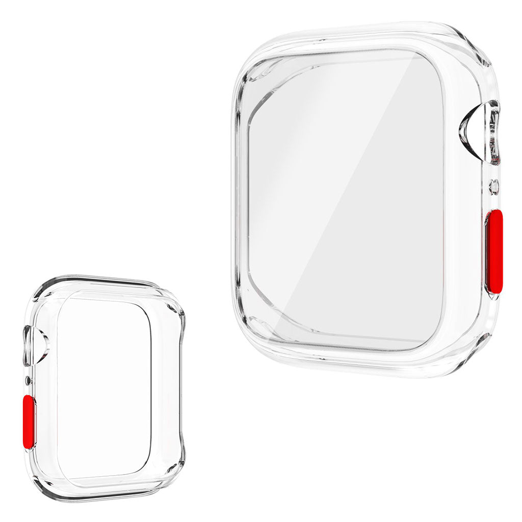 Osłona Apple Watch Series 6 / 5 44 mm ze szkłem hartowanym - Przezroczysta
