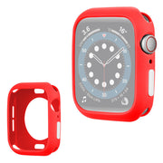 Apple Watch Series 6 / 5 40 mm silikonowa ramka w kolorze cukierkowym - Red / White