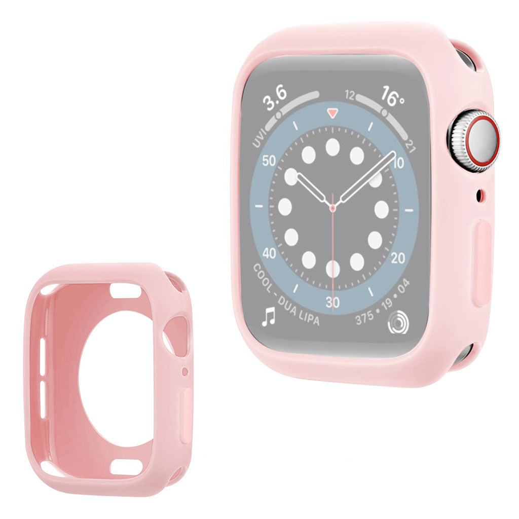 Apple Watch Series 6 / 5 40 mm silikonowa ramka w kolorze cukierkowym - All Pink