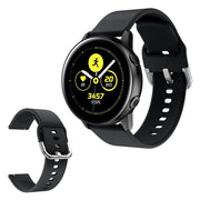 Samsung Galaxy Watch Active 2 - Silikonowy pasek do zegarka 40 mm - Czarny