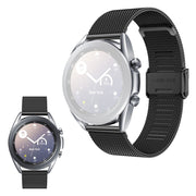 Pasek do zegarka Samsung Galaxy Watch 3 (41 mm) ze stali nierdzewnej - Czarny