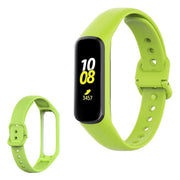 Prosty silikonowy pasek do zegarka Samsung Galaxy Fit 2 - Jasnozielony