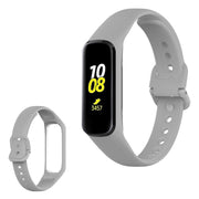 Prosty silikonowy pasek do zegarka Samsung Galaxy Fit 2 - Jasnoszary