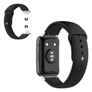 Prosty silikonowy pasek do zegarka Huawei Watch Fit - Czarny