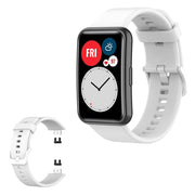 Silikonowy pasek do zegarka Huawei Watch Fit - Biały