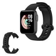 Prosty silikonowy pasek do zegarka Xiaomi Mi Watch Lite - Czarny