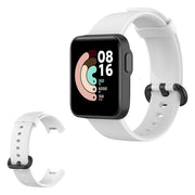 Prosty silikonowy pasek do zegarka Xiaomi Mi Watch Lite - Biały