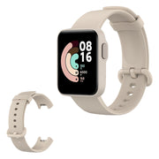 Prosty silikonowy pasek do zegarka Xiaomi Mi Watch Lite - Beżowy