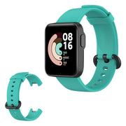 Prosty silikonowy pasek do zegarka Xiaomi Mi Watch Lite - Cyan