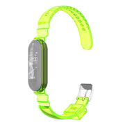 Unikalna opaska do zegarka Xiaomi Mi Band 5 / 4 - Żółto-Zielona