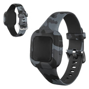 Garmin Vivofit Jr 3 z silikonowym paskiem do zegarka - Kamuflaż Szary